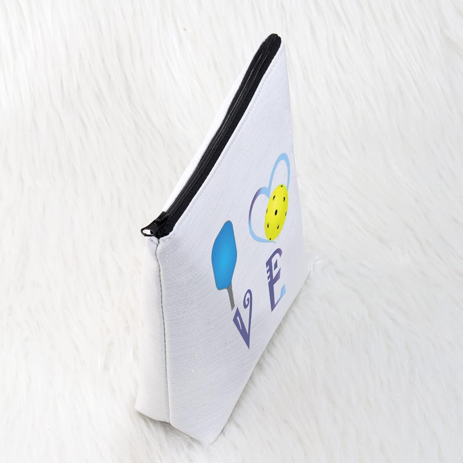 Pickleball Gifts Makeup Bag Pickleball Player Gifts Pickleball Lover Gifts Love Pickleball Cosmetic Bag Travel Pouch (Pickleball Makeup Bag)