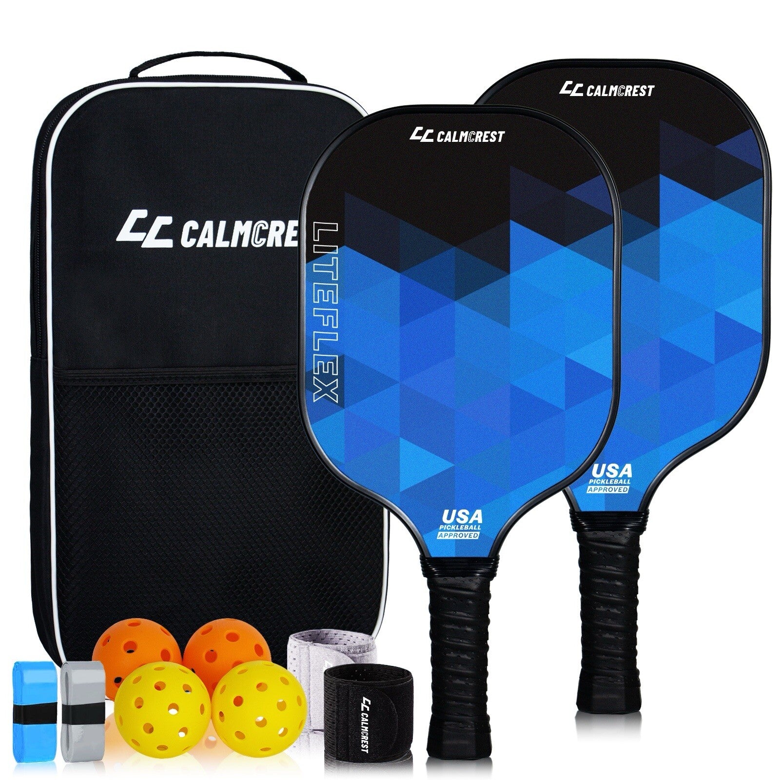 Econour Pickleball Paddles Set of 2 - USAPA Approved Fiberglass Pickleball Paddl