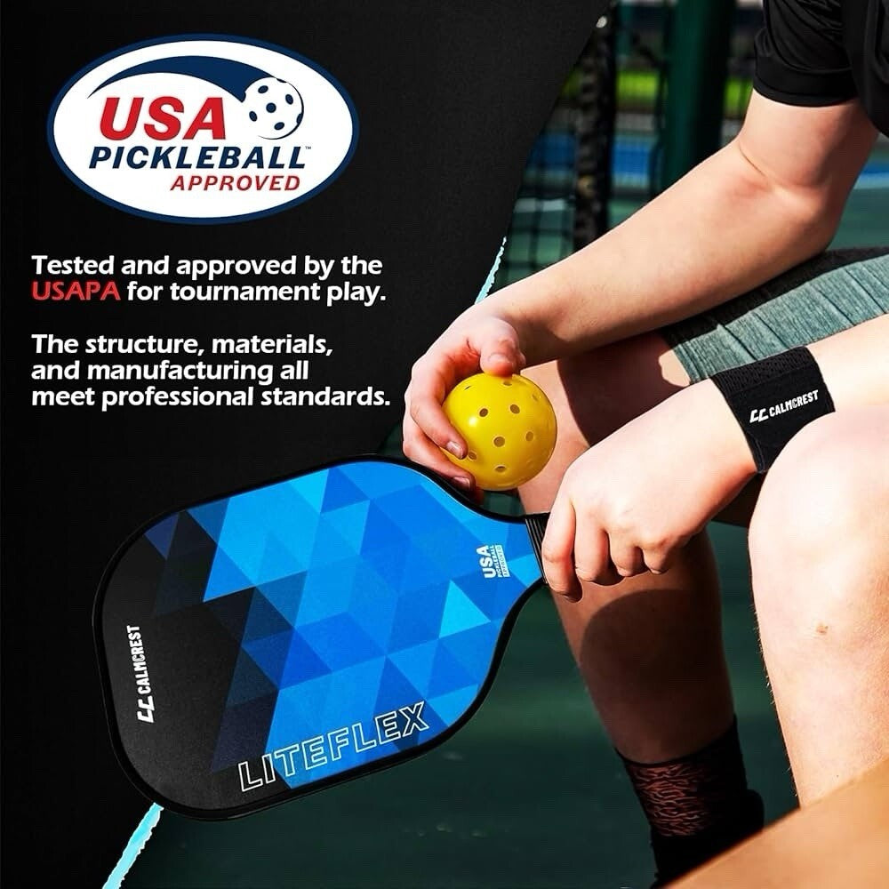 Econour Pickleball Paddles Set of 2 - USAPA Approved Fiberglass Pickleball Paddl
