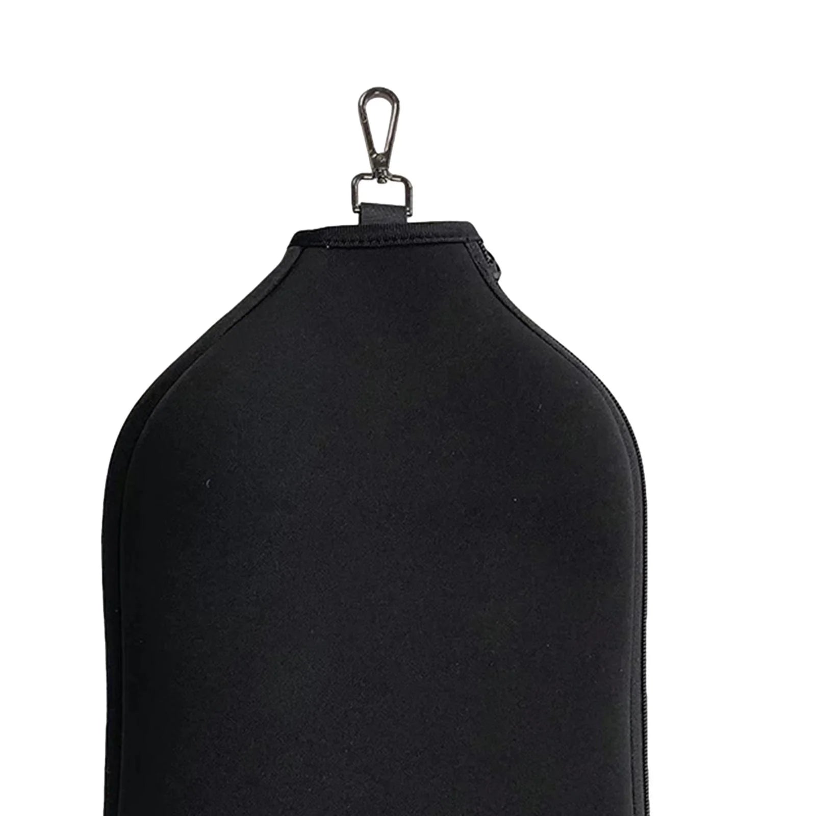 Neoprene Paddle Cover Racket Sleeve, Protective Pouch, Storage Carrier with Storage Pocket Pickleball Head Cover Black