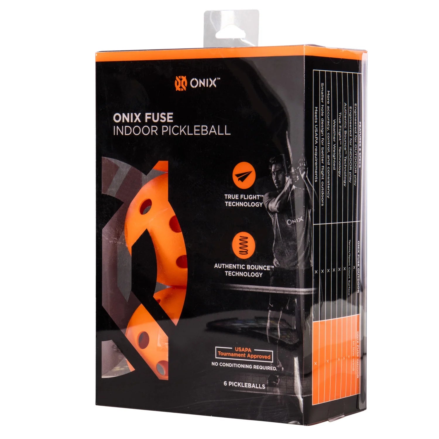 Fuse Indoor Pickleball Balls with Exceptional Seam Welding, Superior Balance, and Meets USAPA Requirements