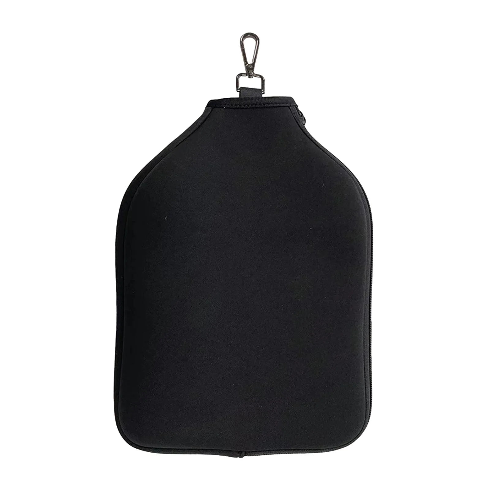 Neoprene Paddle Cover Racket Sleeve, Protective Pouch, Storage Carrier with Storage Pocket Pickleball Head Cover Black