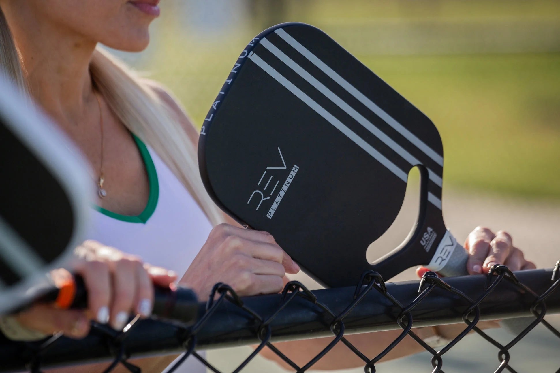 Platinum Pickleball Paddle, Carbon Fiber, Black