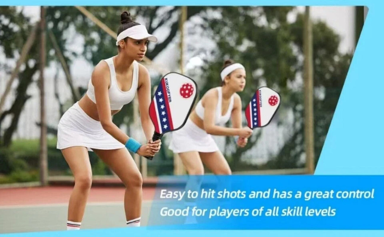 Pickleball Paddles, USAPA Approved Fiberglass Pickleball Paddle Handle Set, Incl