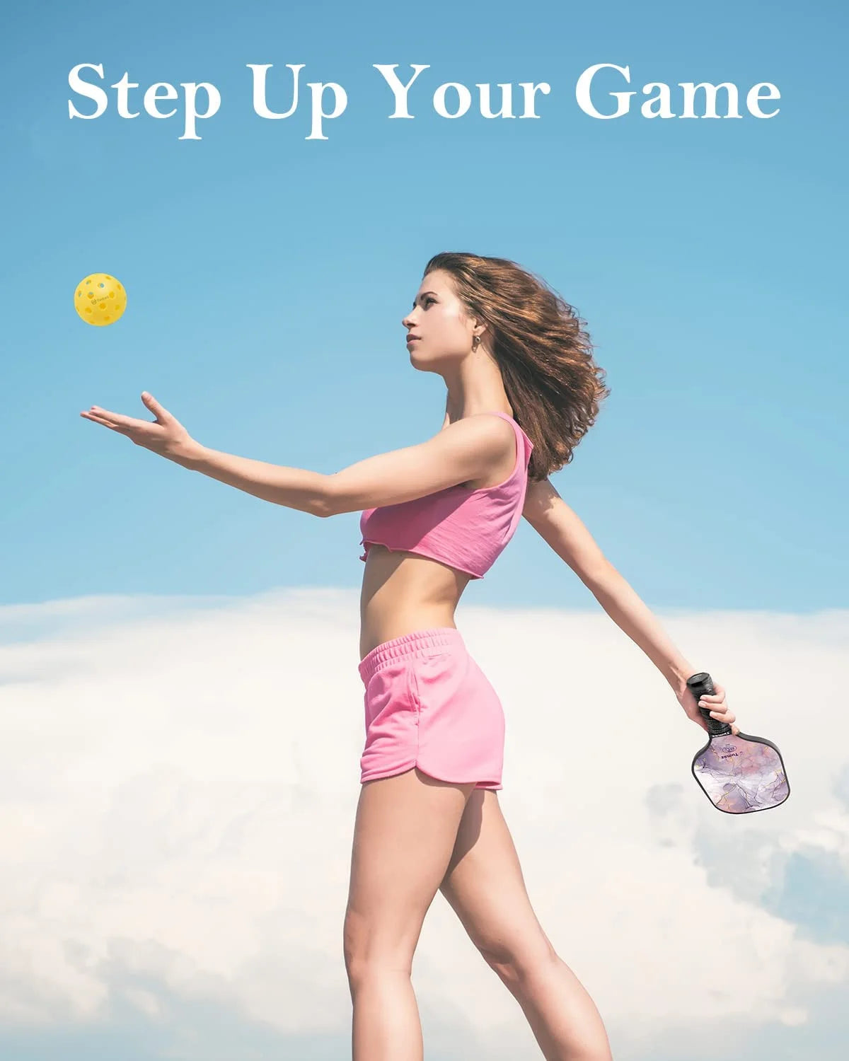 Pickleball Set - Premium Fiberglass Pickle Ball Paddles