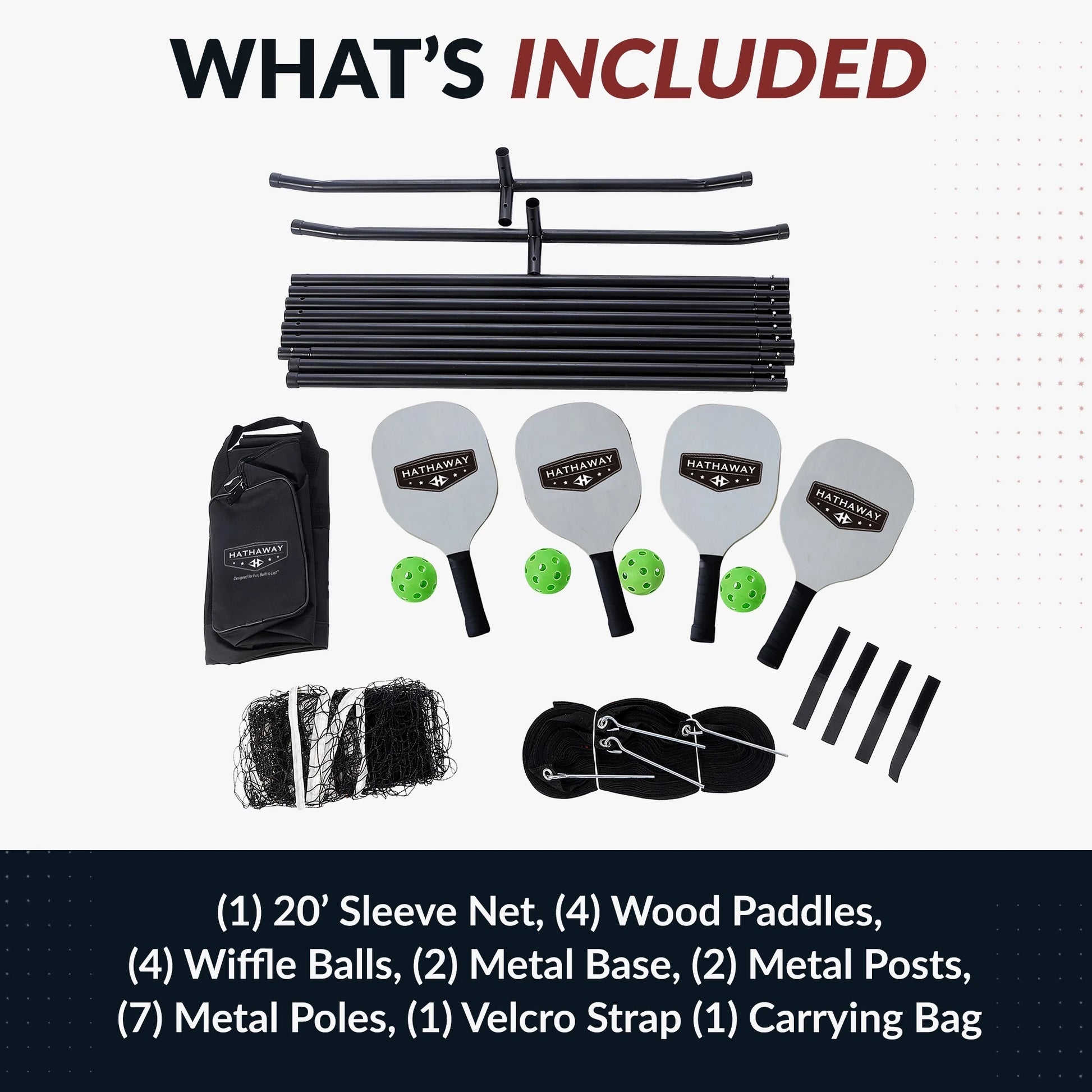 BG3142 Deluxe Pickleball Game Set