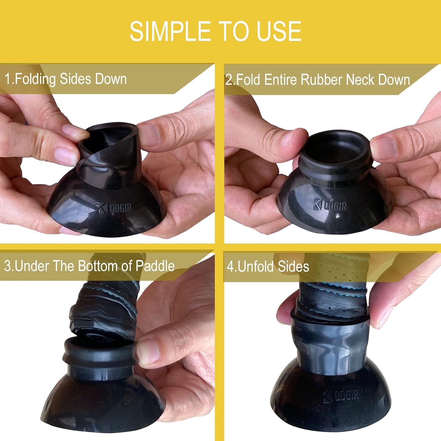 Pickleball Ball Retriever Picker Upper: Fits All Standard Pickleball Paddles, Easy Attaches to Pickleball Paddles