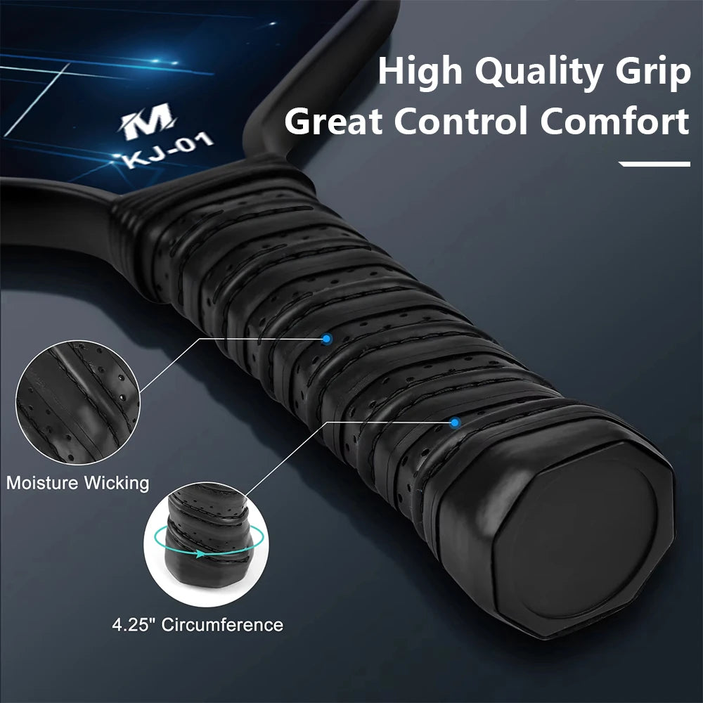 MAOYYE Pickleball Paddle Glass Fibre 13MM Enhanced Sweet Spot&Control&Power Anti-Slip Grip USAPA Compliant