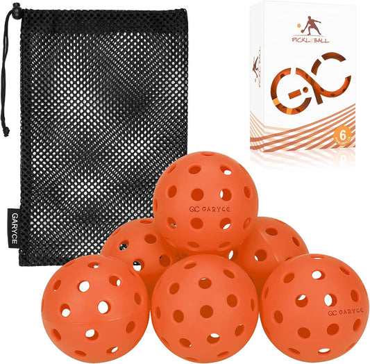 Pickleball Balls, USAPA Standard 40 Holes Pickle Balls - Flight Trajectory Is Stable and High Elasticity, Outdoor Pickleball Balls Set