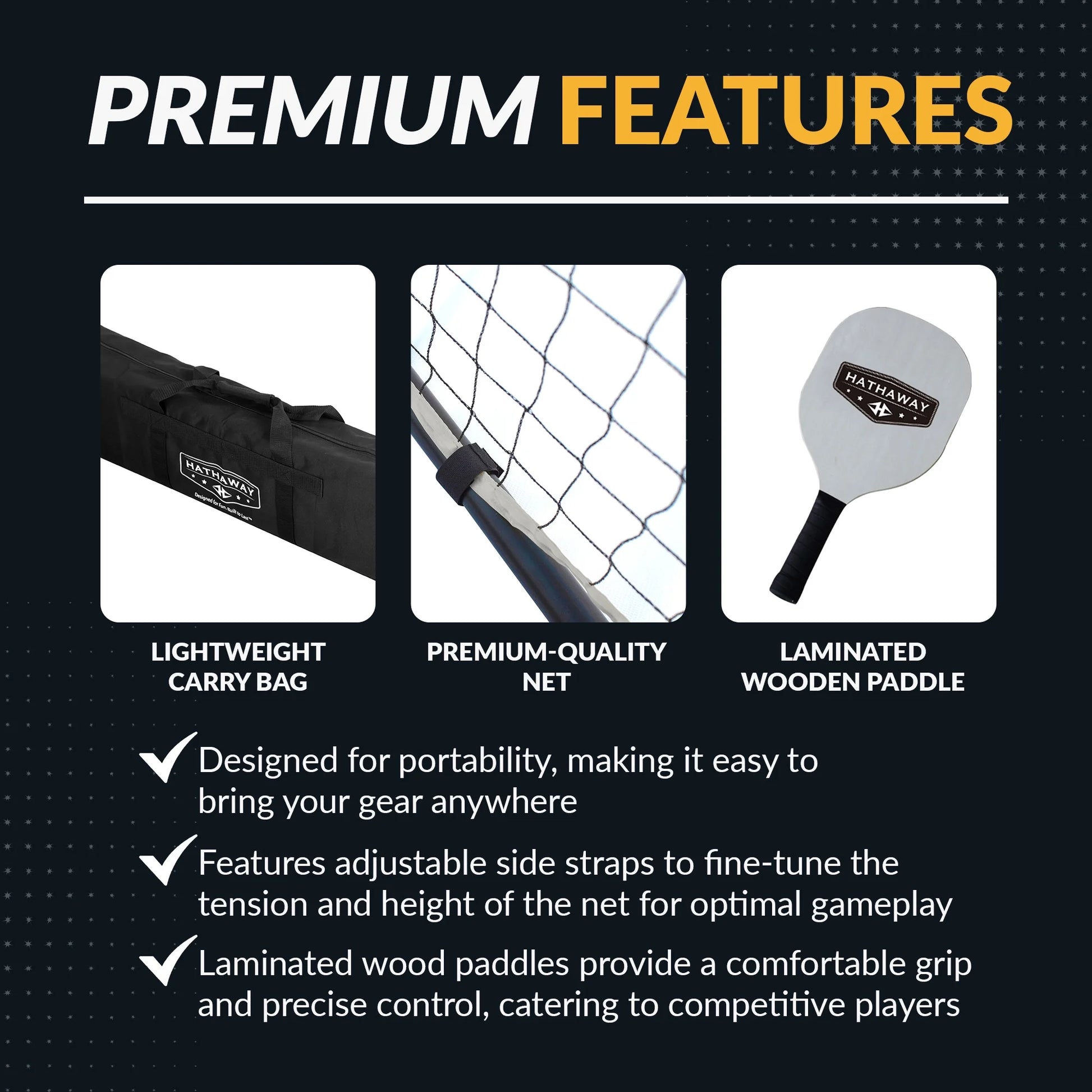 BG3142 Deluxe Pickleball Game Set