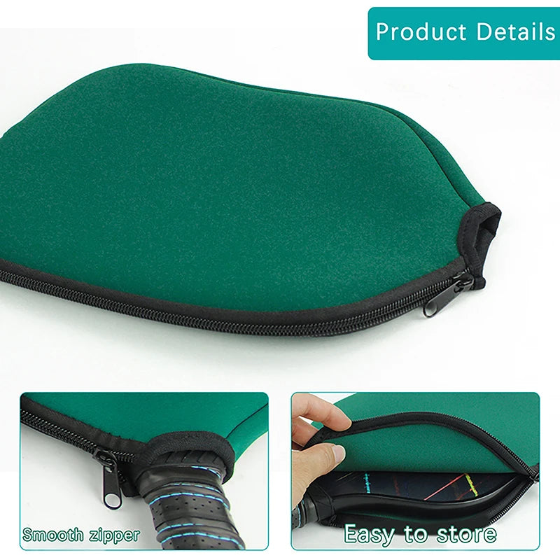 Racket Pack Neoprene Pickleball Paddle Cover Pickleball Racket Sleeve Pickleball Paddle Protect Case Dust Cover