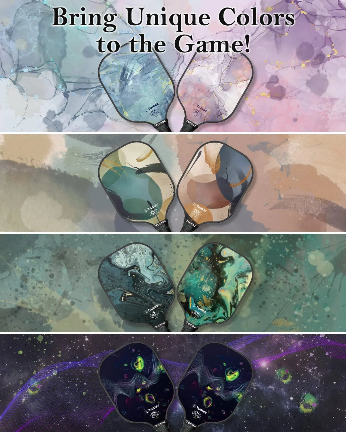 Pickleball Set - Premium Fiberglass Pickle Ball Paddles