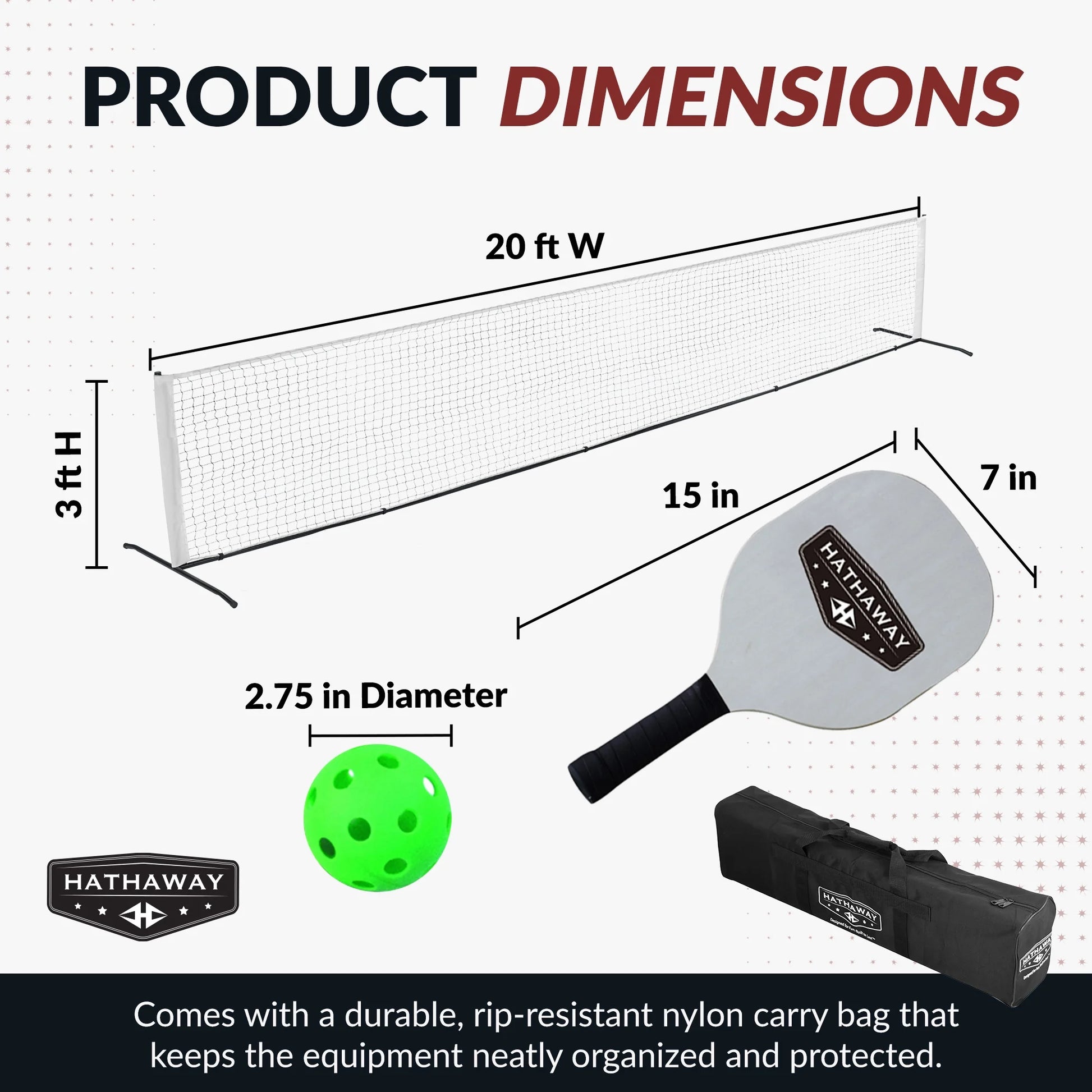 BG3142 Deluxe Pickleball Game Set