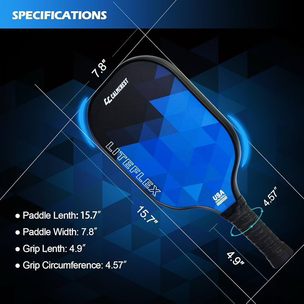 Econour Pickleball Paddles Set of 2 - USAPA Approved Fiberglass Pickleball Paddl