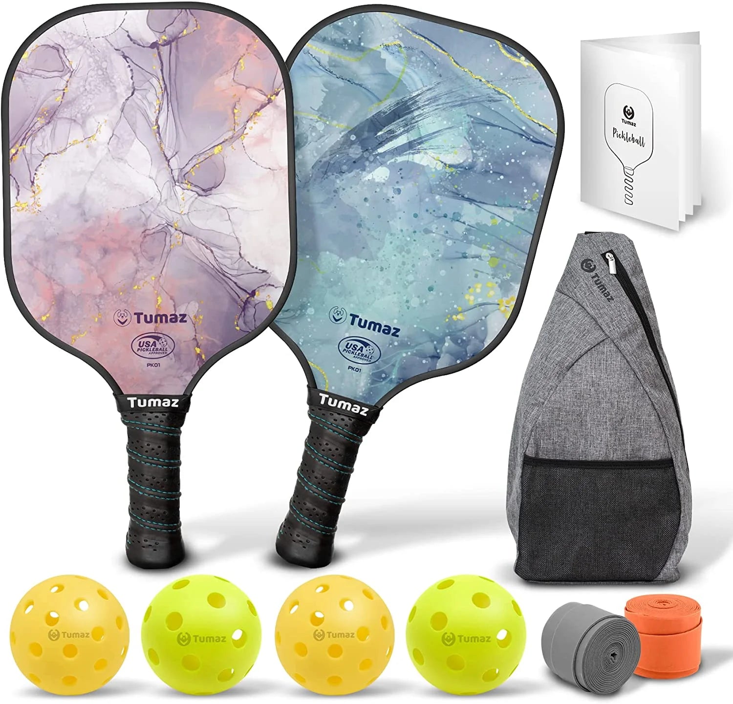 Pickleball Set - Premium Fiberglass Pickle Ball Paddles