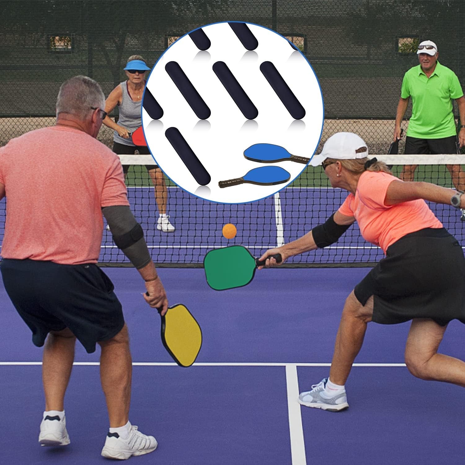 10Pcs Pickleball Lead Tape, Weighted 3G Lead Tape for Pickleball Paddles, Adhesi