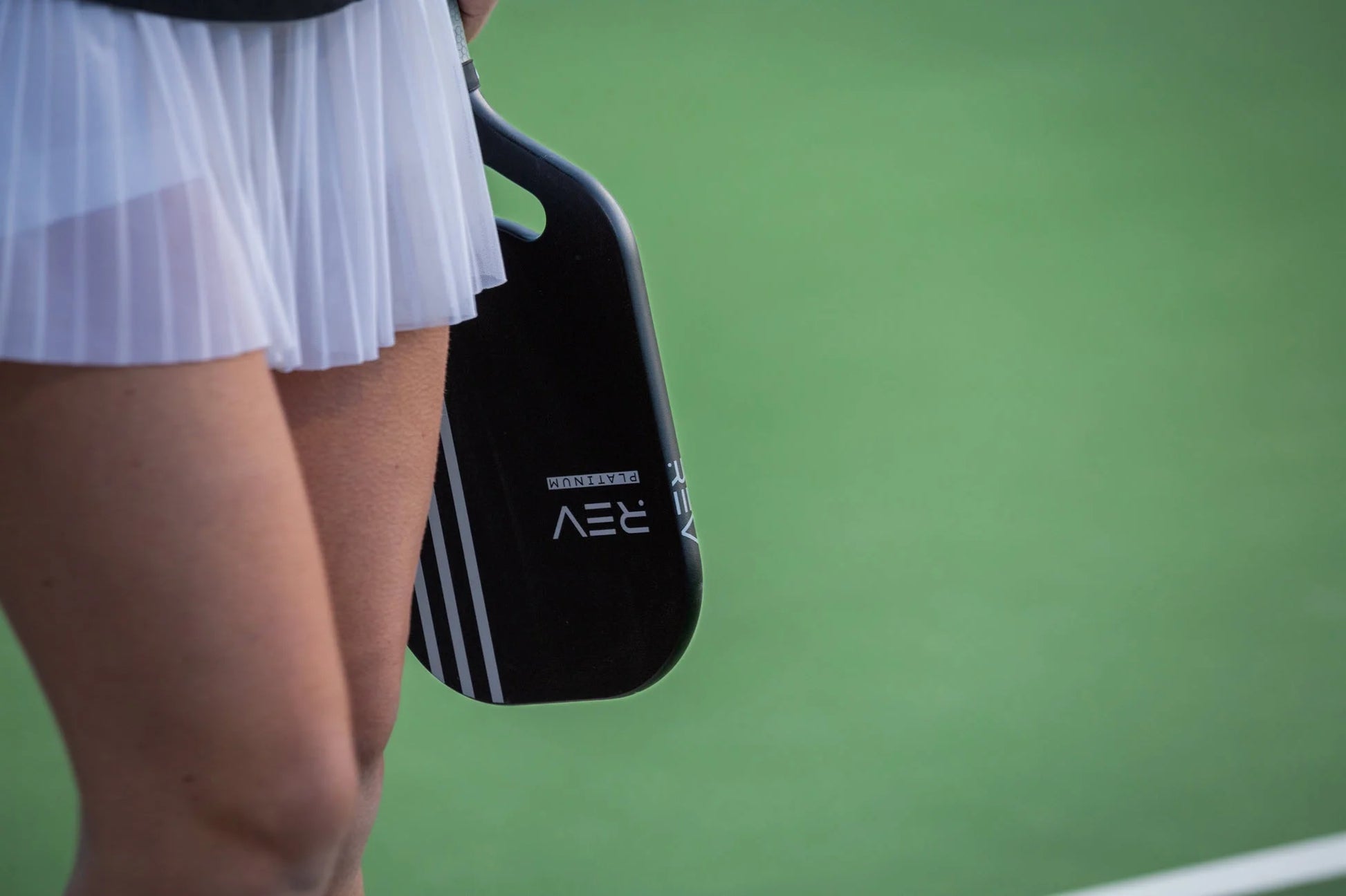 Platinum Pickleball Paddle, Carbon Fiber, Black