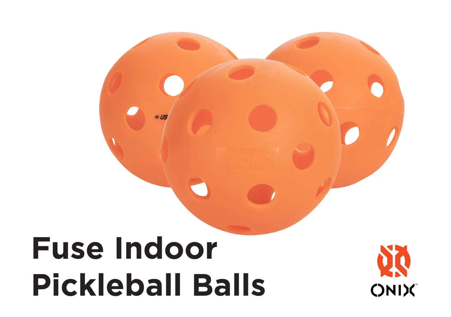 Fuse Indoor Pickleball Balls with Exceptional Seam Welding, Superior Balance, and Meets USAPA Requirements