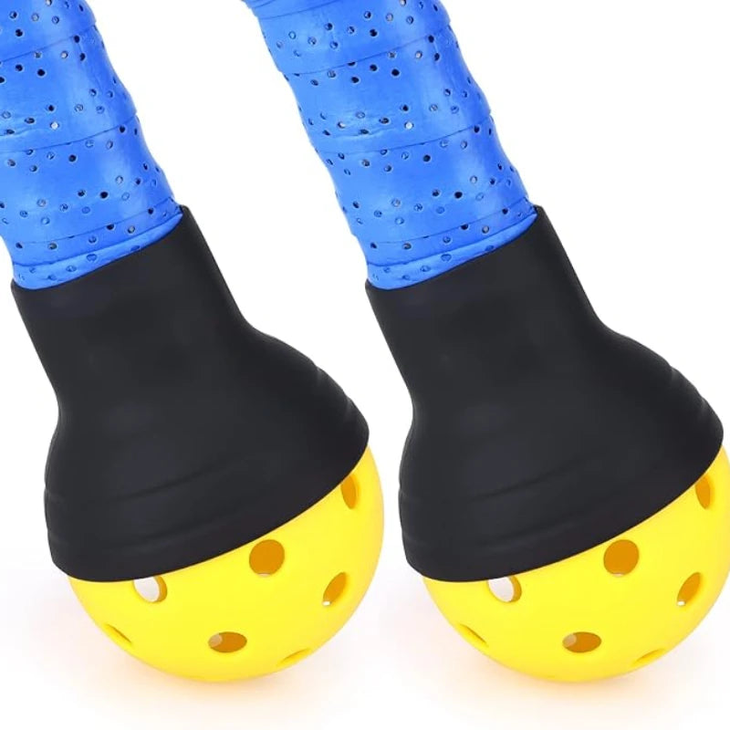 2PCS Pickleball Ball Retriever, Silicone Pickleball Picker Upper Pickball Grabber, Universal Pickleball Upper Suction Cup
