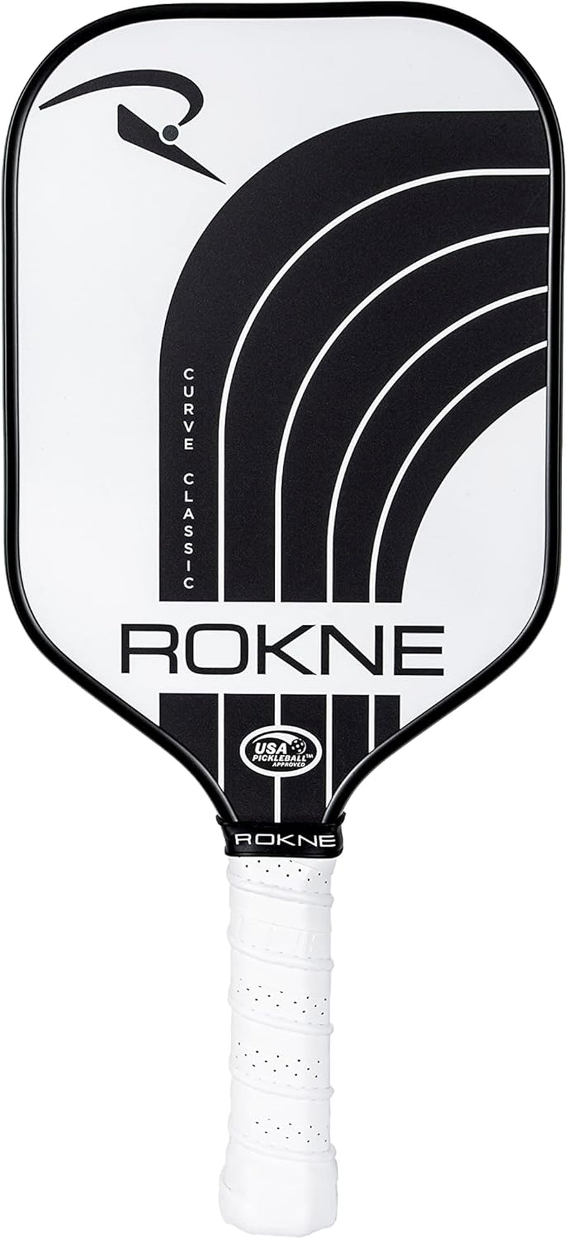 Curve Classic Pickleball Paddle | USAPA Approved Fiberglass Pickleball Paddles | Elevate Your Game with Precision Engineering & Comfort | Progrit Texture for Max Spin & Power | Paddle