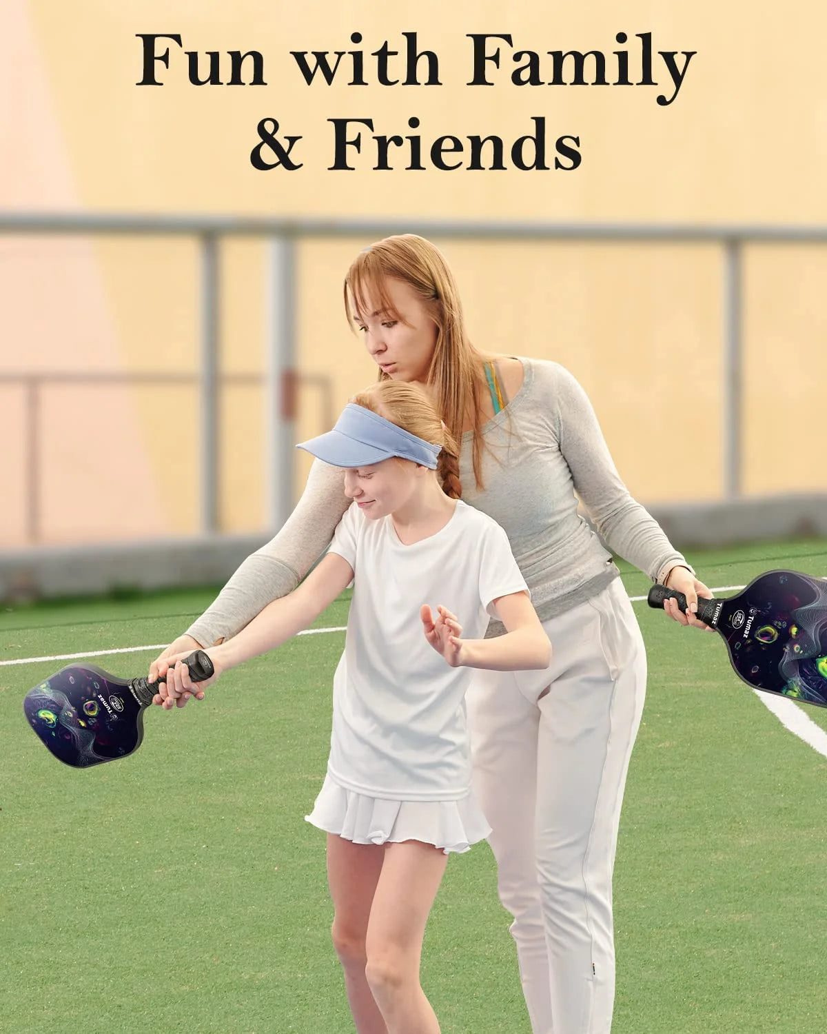 Pickleball Paddles - USAPA Approved Pickle Ball Set with Accessories, Cosmic Swirls
