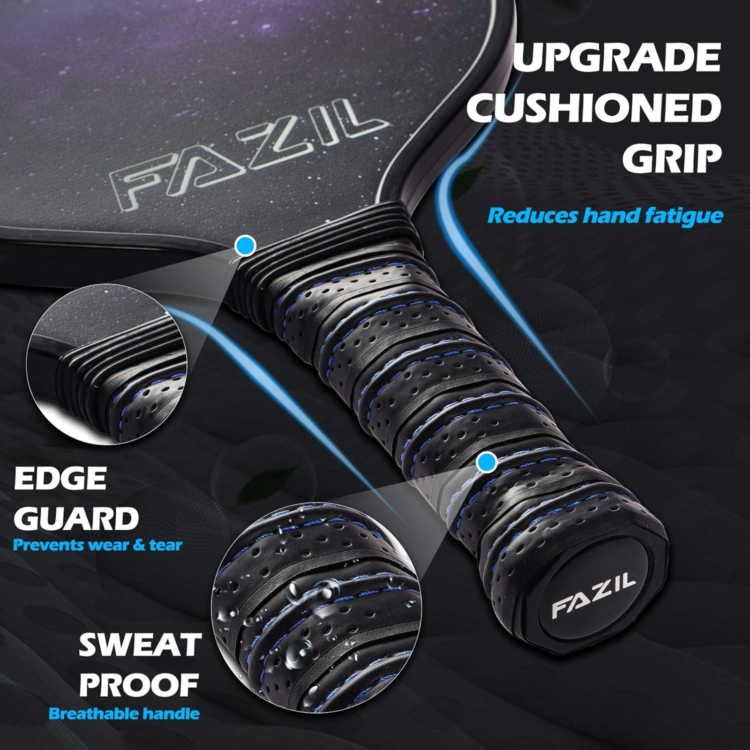 Pickleball Graphite Paddles Set, Lightweight, Beginner to Professional, Men & Women, Indoor/Outdoor, Pickell Paddles and Balls Set，Pickleball Gift Set with Portable Bag, 2 Pack Paddles, 4 Balls