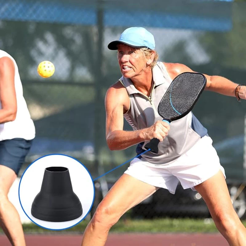 2PCS Pickleball Ball Retriever, Silicone Pickleball Picker Upper Pickball Grabber, Universal Pickleball Upper Suction Cup